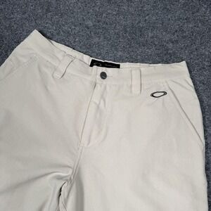 Oakley Mens Chino Golf Pants Khakis Size 31x32 Beige Tan Stretch Casual